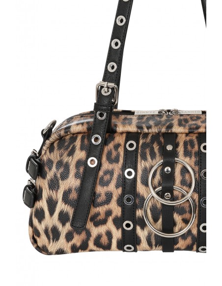 Leopard Hexy Glam Bag - Banned