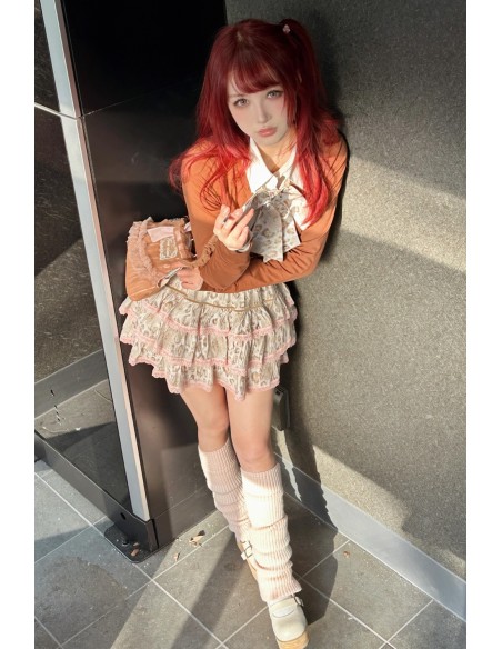 Cardigan Marrón con Cuello de Camisa - Evil Tooth