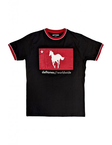DEFTONES: Worldwide Ringer T-Shirt - Official