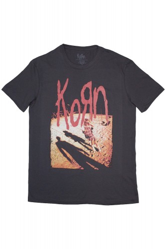 KORN: Shadow Playground T-Shirt (Charcoal Grey) - Official