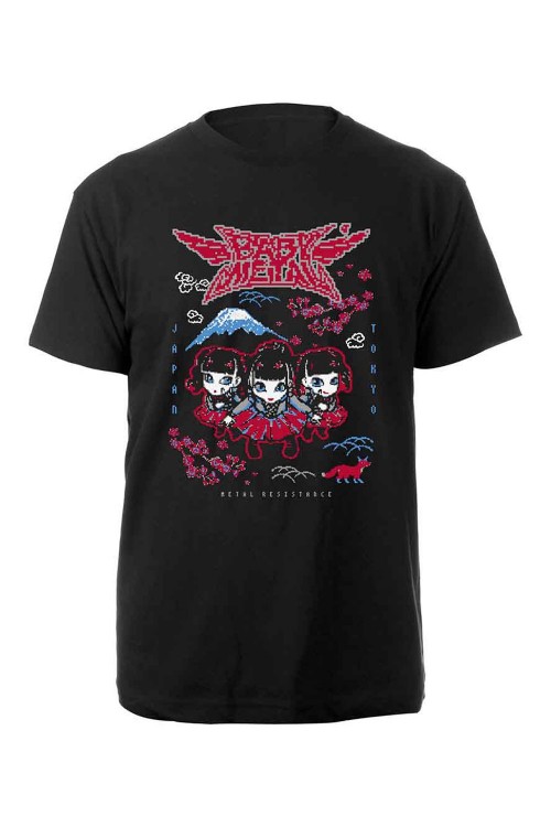 Camiseta BABYMETAL: Pixel Tokyo - Official