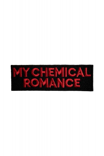 MY CHEMICAL ROMANCE Text Logo Patch