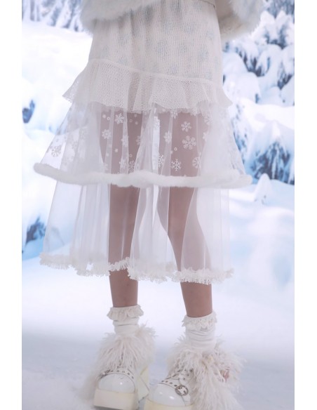 Snow Patchwork Skirt - Rose Island