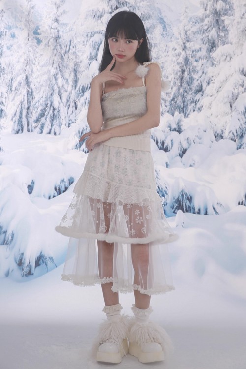 Falda Snow Patchwork - Rose Island