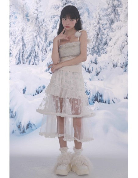 Snow Patchwork Skirt - Rose Island