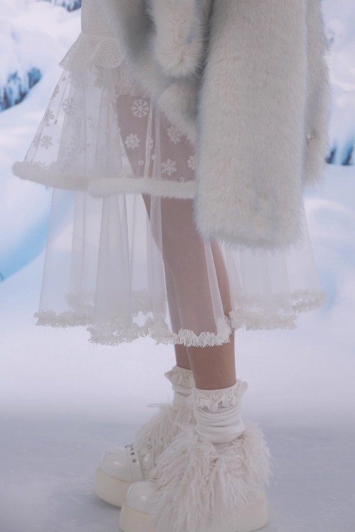 Snow Patchwork Skirt - Rose Island