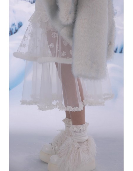 Snow Patchwork Skirt - Rose Island