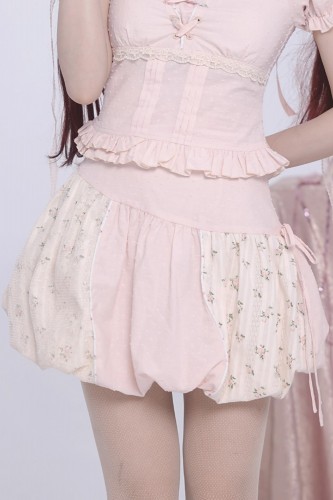 Pink Rose Bubble Skirt - Rose Island