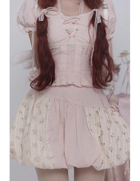 Pink Rose Bubble Skirt - Rose Island