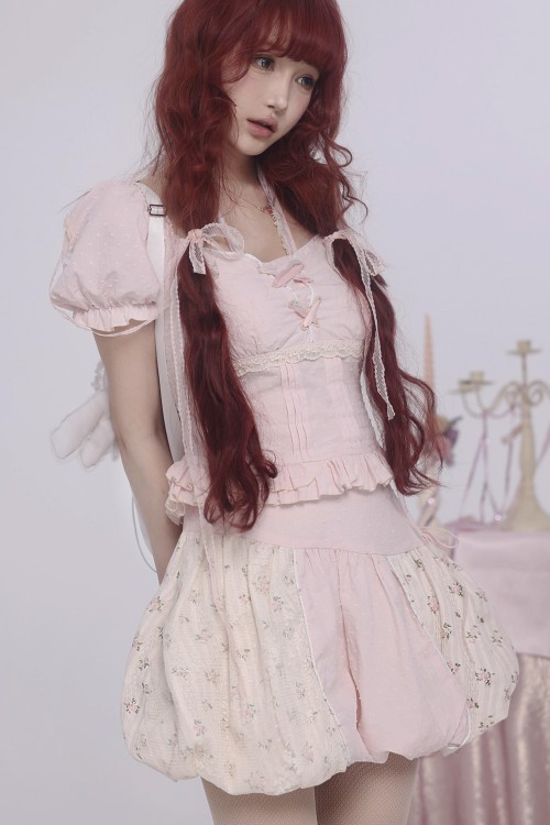 Pink Rose Bubble Skirt - Rose Island