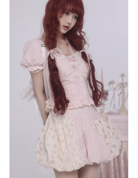 Falda Bubble Pink Rose - Rose Island