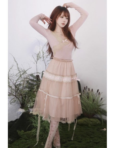 Falda Midi Brown Mist - Rose Island