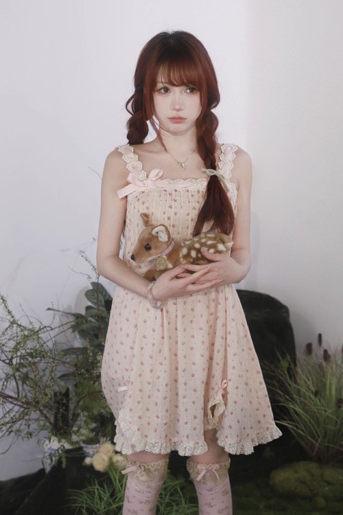 Dream Floral Camisole Dress - Rose Island