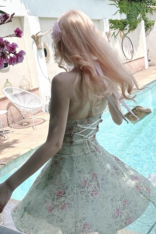 Rose Matcha Dress - Rose Island