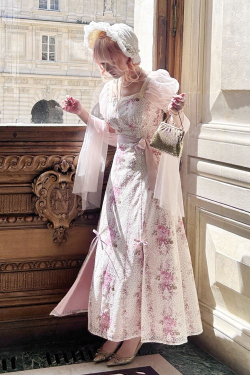 Vestido + Chal Rose Garden Girl - Rose Island