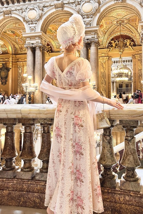 Vestido + Chal Rose Garden Girl - Rose Island