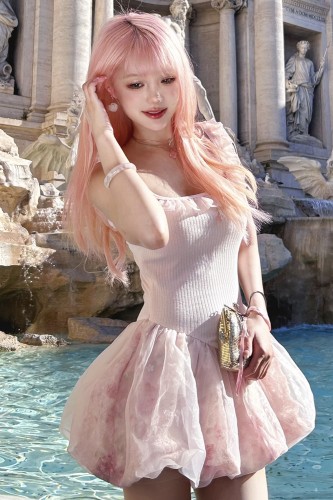 Pink Flower Ballet Dress - Rose Island