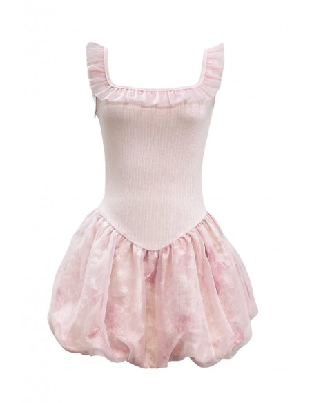 Vestido Pink Flower Ballet - Rose Island