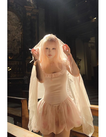 Vestido Pink Flower Ballet - Rose Island