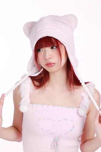 Gorro Pink Racoon - Rose Island