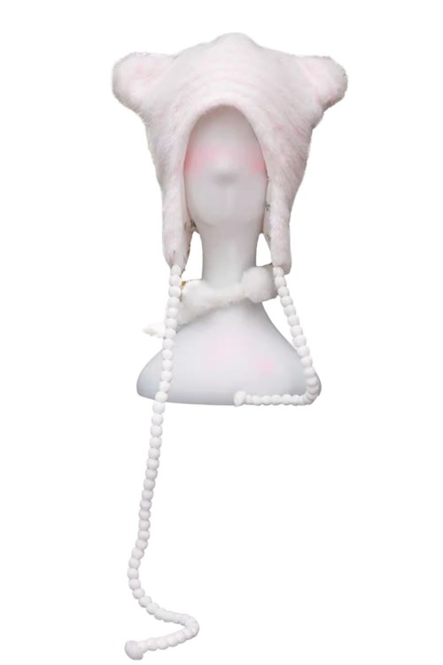 Pink Racoon Beanie - Rose Island