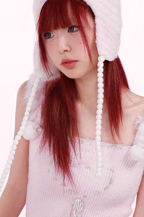 Pink Racoon Beanie - Rose Island