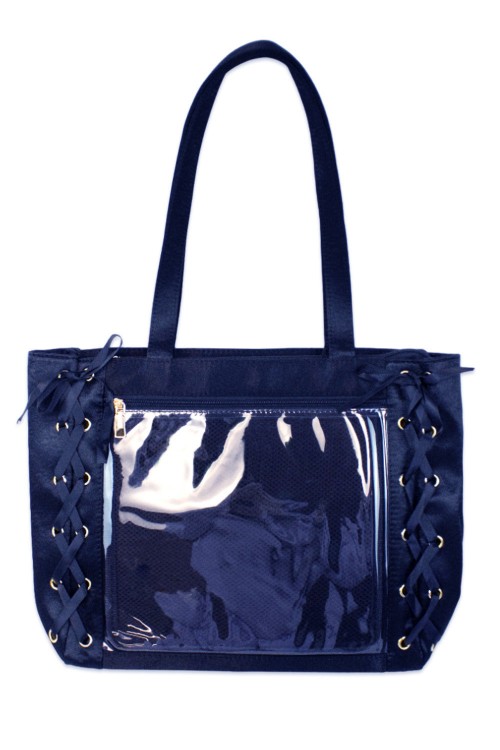 Bolso Ita Bag Satin Ribbon - Azul Marino