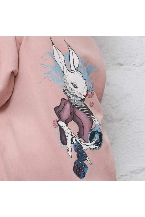 Sudadera con Capucha Wonder Rabbit Para Niño en Rosa - Punk Rave