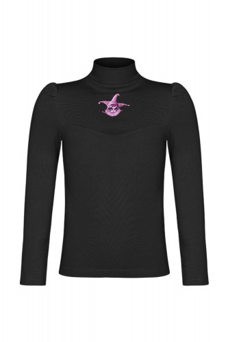 Shy Pierrot Top for Kids in Black - Punk Rave 2