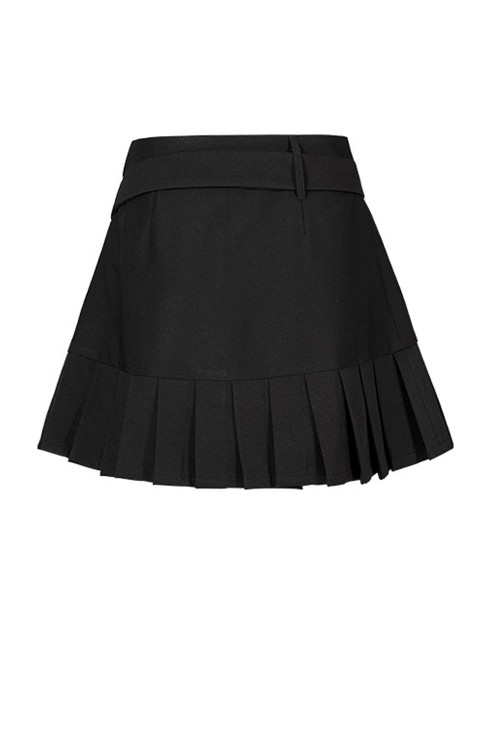 Punk Tactics Pleated Skirt with Shorts - Punk Rave