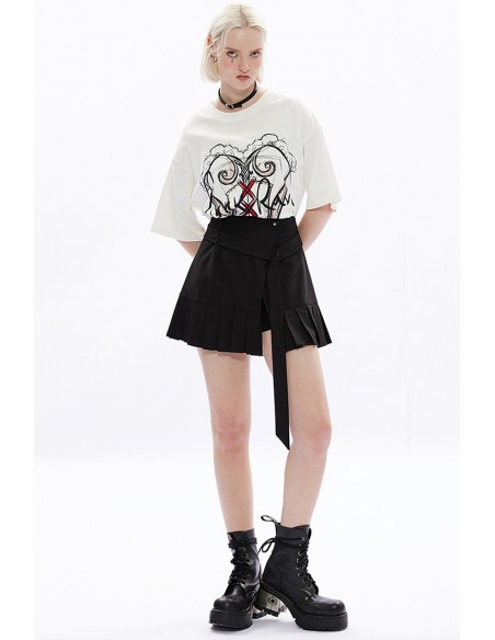 Shorts con Falda Plisada Punk Tactics - Punk Rave