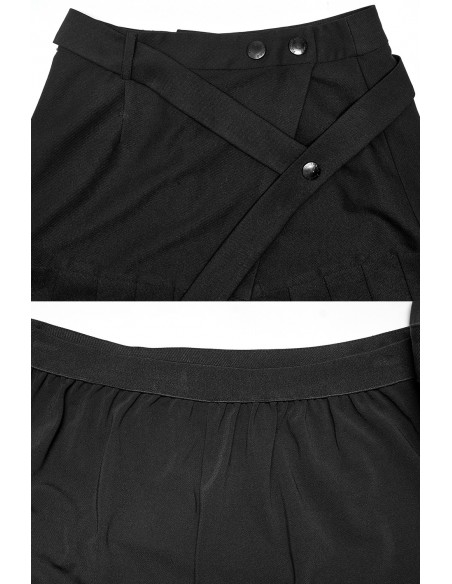 Punk Tactics Pleated Skirt with Shorts - Punk Rave