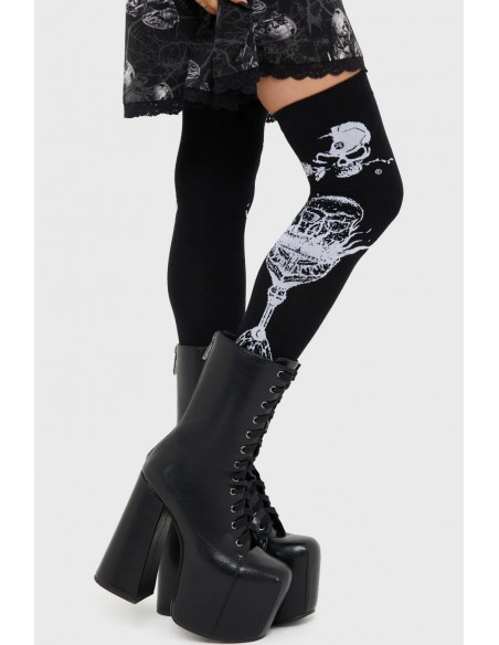 Grail Of Loathing Knee High Socks - Killstar x Alchemy