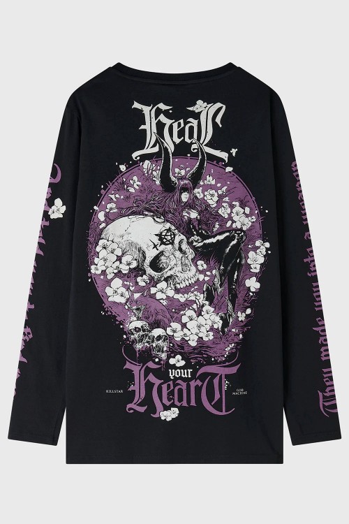 Heal Your Heart Long Sleeve T-Shirt - Killstar