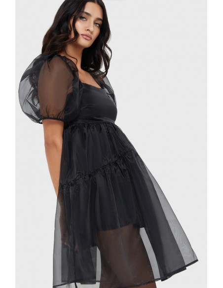 Vestido de Tul Negro Dancing Shadows - Killstar