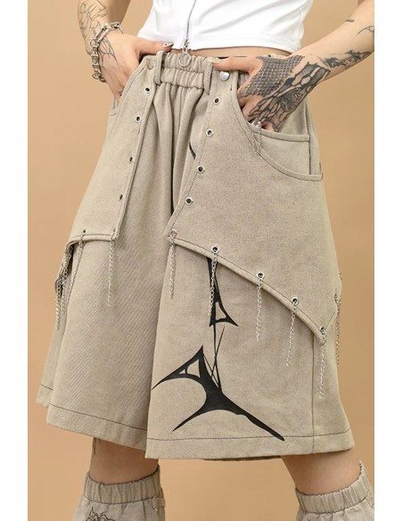 Short Pants Cryptid Corpse ACDC Rag x Gedraji - Beige