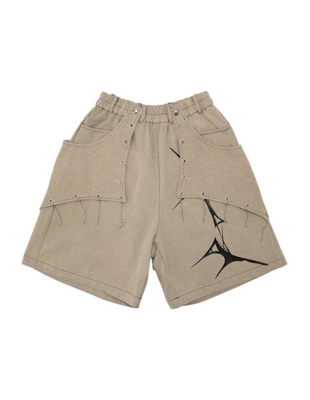 Short Pants Cryptid Corpse ACDC Rag x Gedraji - Beige