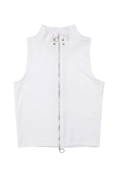 Top sin Mangas Cryptid Corpse ACDC Rag x Gedraji - Blanco