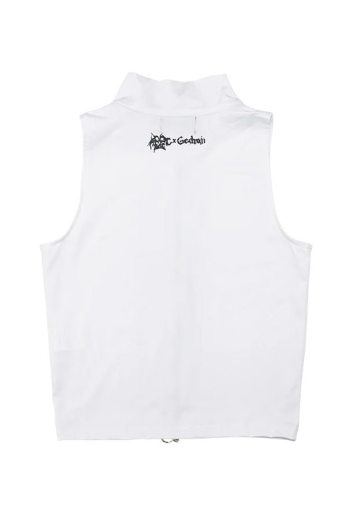 Top sin Mangas Cryptid Corpse ACDC Rag x Gedraji - Blanco