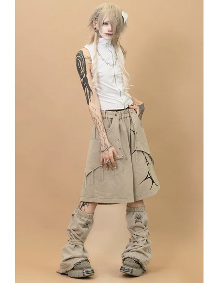 Cryptid Corpse ACDC Rag x Gedraji Sleeveless Top - White