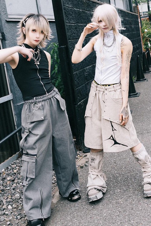 Top sin Mangas Cryptid Corpse ACDC Rag x Gedraji - Blanco