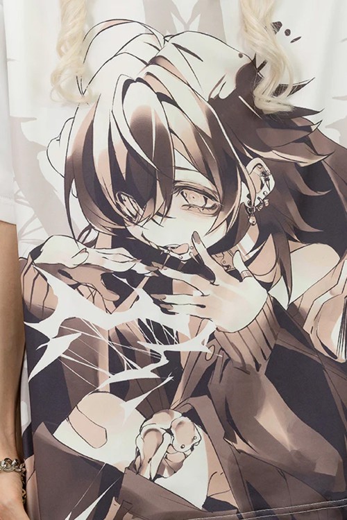 Oversized T-Shirt Cryptid Corpse ACDC Rag x Gedraji - White