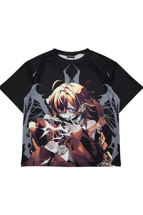 Camiseta Oversized Cryptid Corpse ACDC Rag x Gedraji - Negro