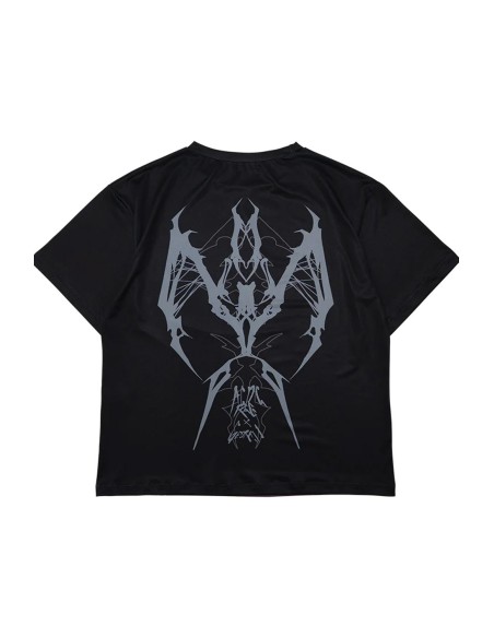 Camiseta Oversized Cryptid Corpse ACDC Rag x Gedraji - Negro