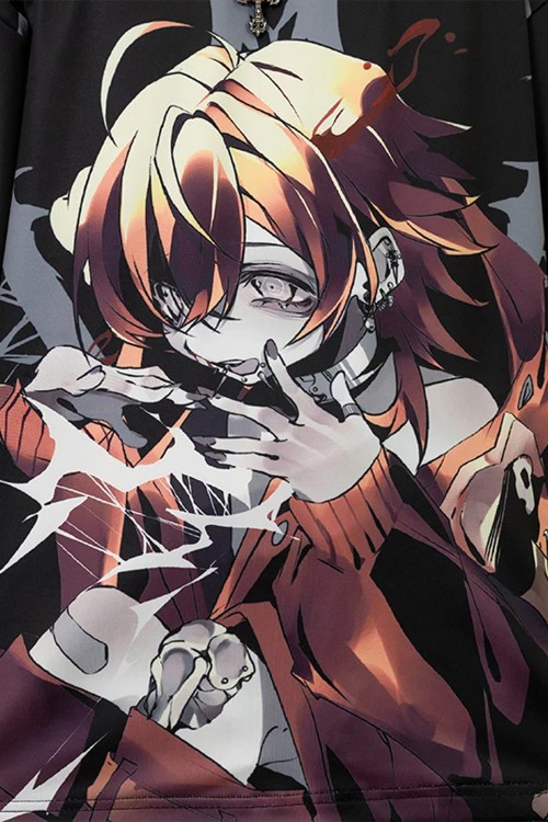 Camiseta Oversized Cryptid Corpse ACDC Rag x Gedraji - Negro