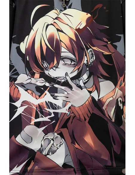 Camiseta Oversized Cryptid Corpse ACDC Rag x Gedraji - Negro