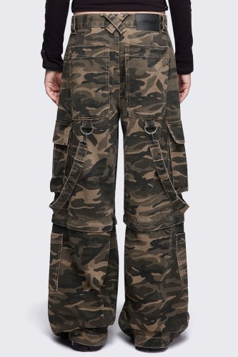 Camouflage Trek Cargo Pants - Minga London 2