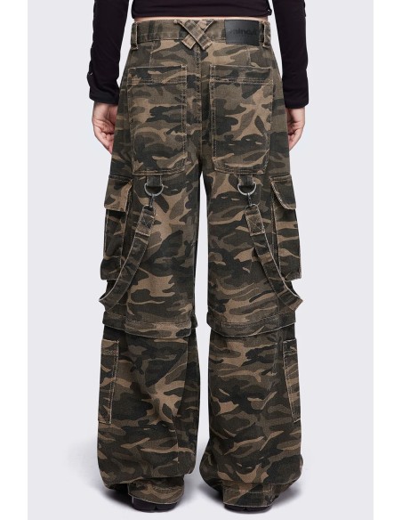 Pantalón Cargo Trek de Camuflaje - Minga London