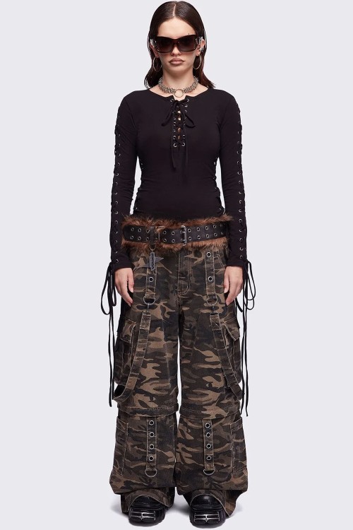 Pantalón Cargo Trek de Camuflaje - Minga London