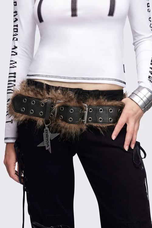 Cinturón Furry Buckle - Minga London